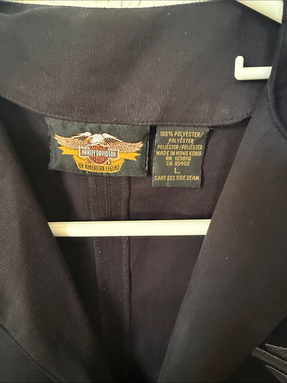 Harley-Davidson Black Three-Quarter Sleeve Jacket - Picture 2 of 7